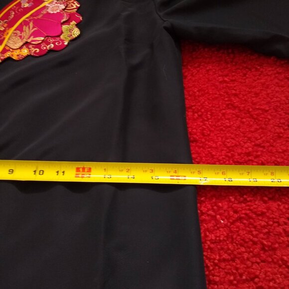 vintage 70s qi pao cheong sam dress NWOT - Picture 9 of 10